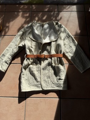 Ba&sh Jacke mit Gürtel Off-white Gr. 1