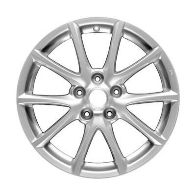 64923 Reconditioned Factory OEM wheel 17 X 7 Light Smoke HyperSilver