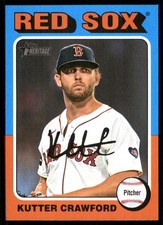 Kutter Crawford 2024 Topps Heritage #631 Red Sox MLB READ FREE SHIP AutographDen