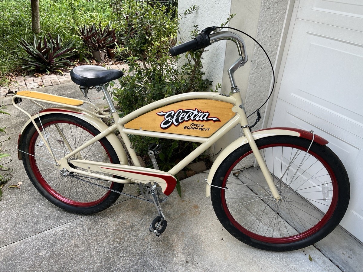 Vintage Electra Woody Panel Wagon 3 Speed Beach Cruiser Townie