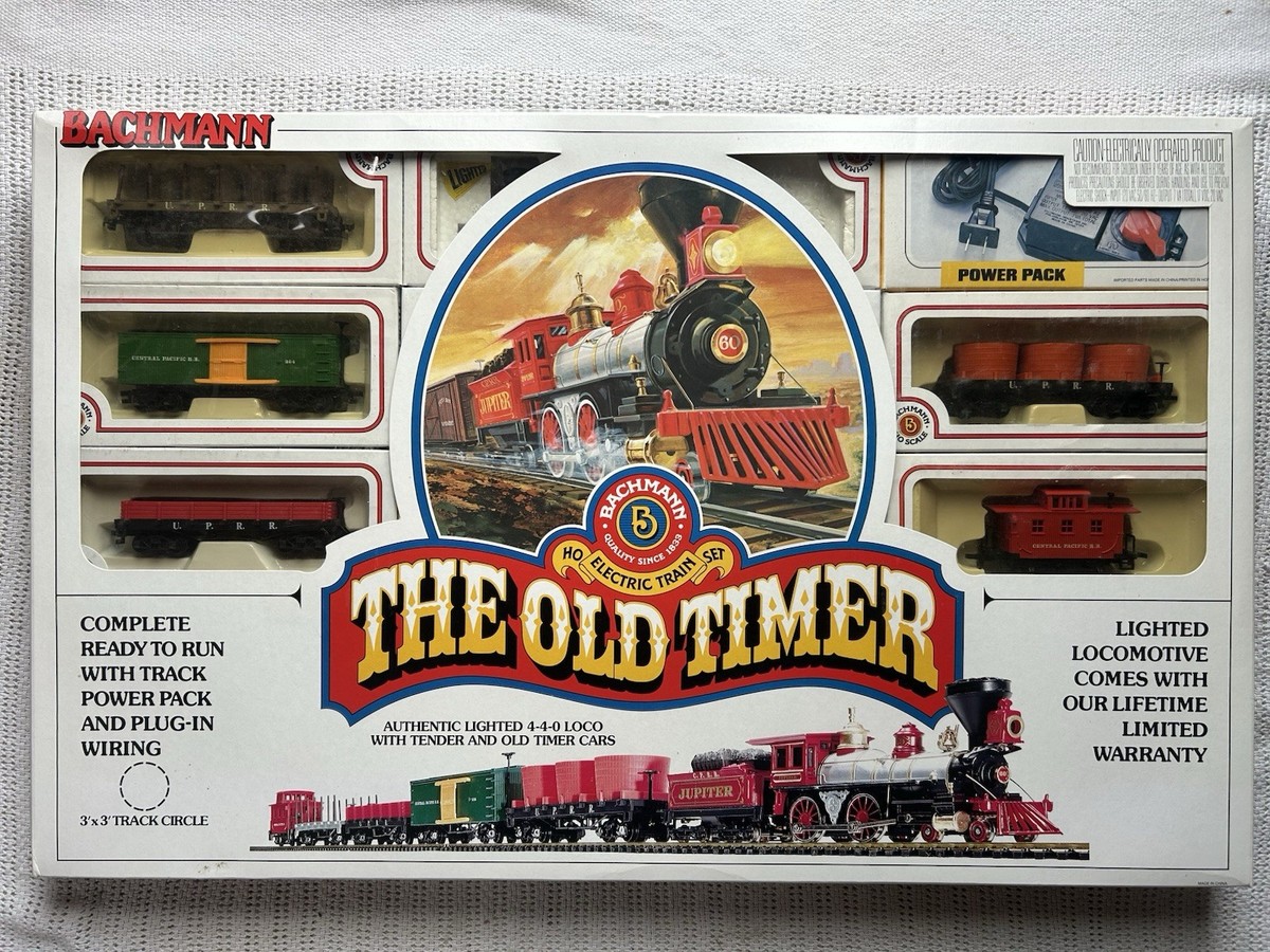 HO Bachmann 'The Old Timer' Electric Model Train Set - (EX BOXED
