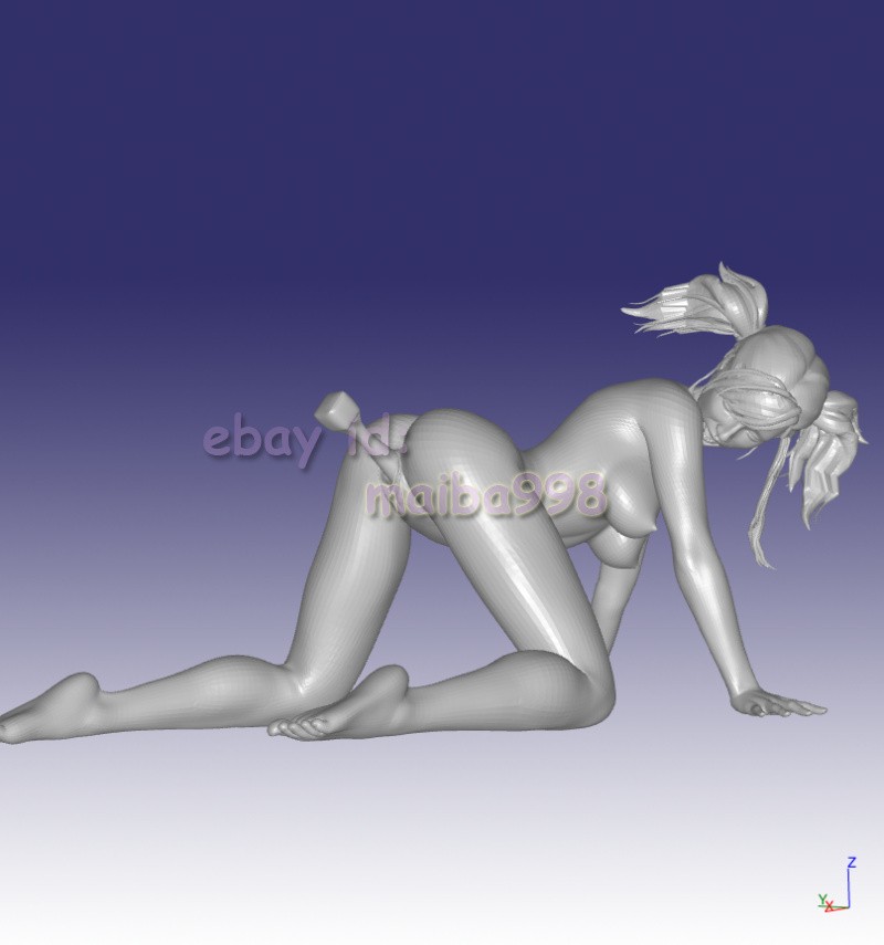3D Print NSFW Lady Self Pleasure Garage Kit Model Kit Unpainted Unassembled GK