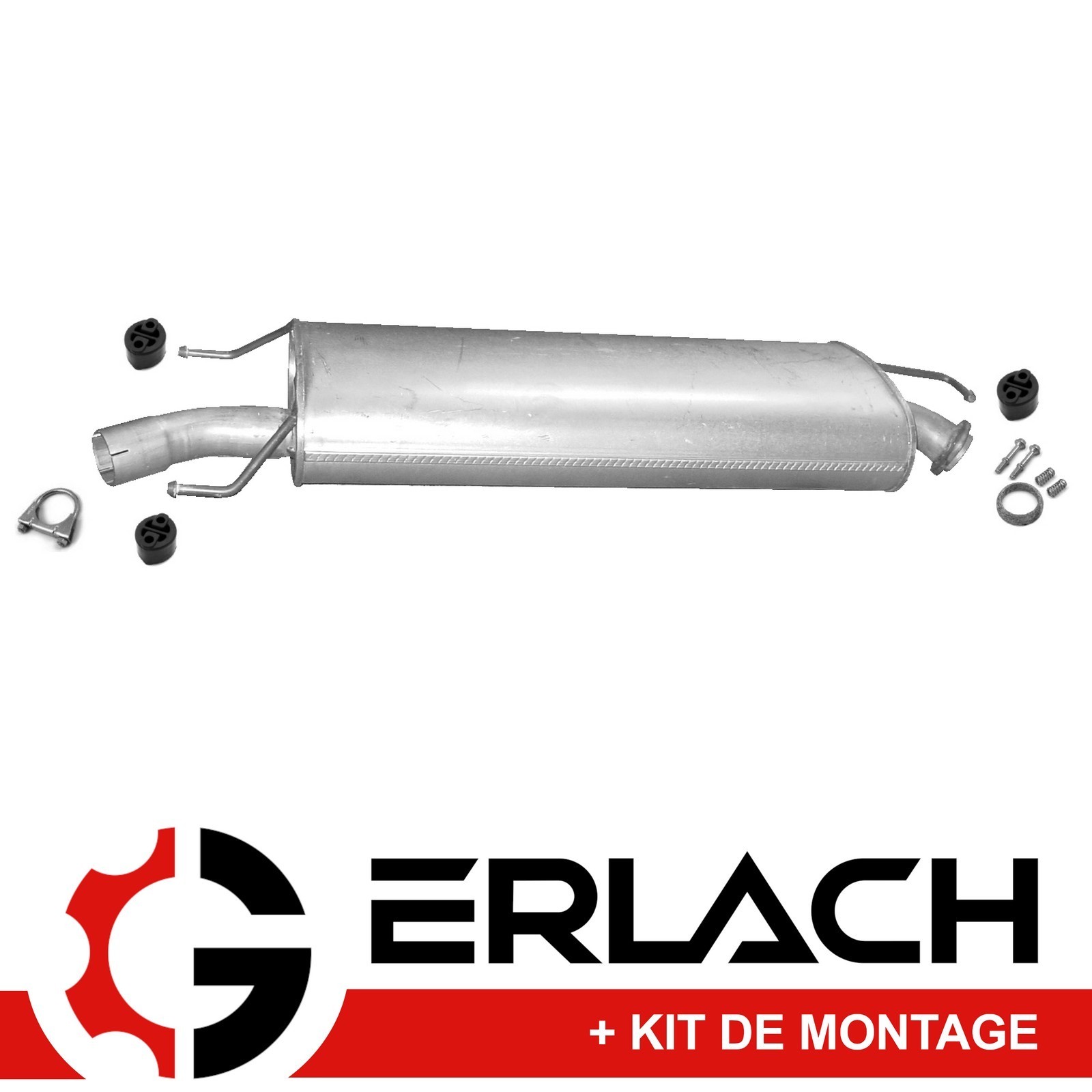 Silencieux intermédiaire de rechange pour contrôle technique Toyota Rav 4 2.2 TD