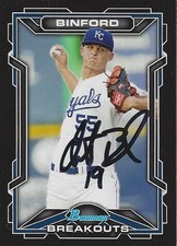 Christian Binford Kansas City Royals 2013 Bowman Breakouts Signed Card 