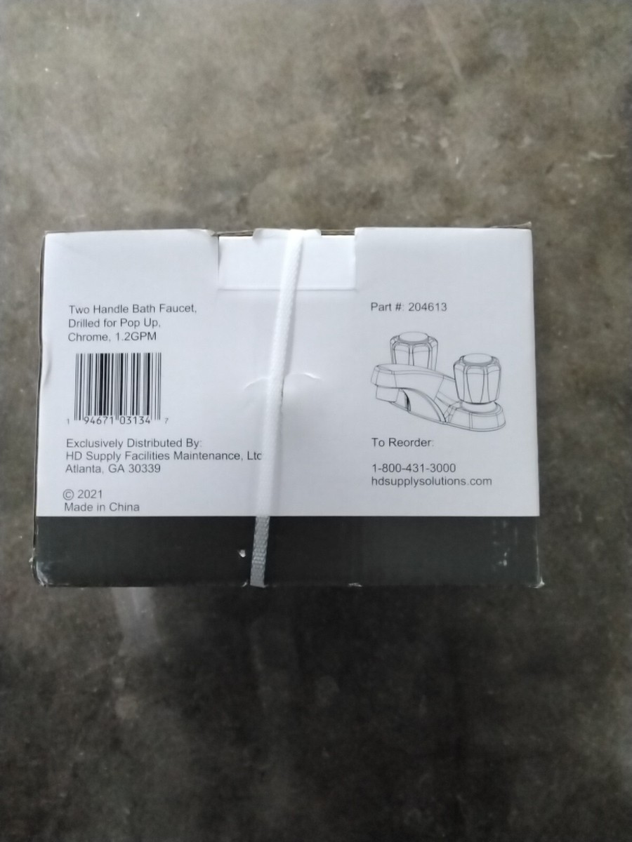 NEW Centerset Double-handle Bathroom Faucet In Chrome FREE SHIPPING