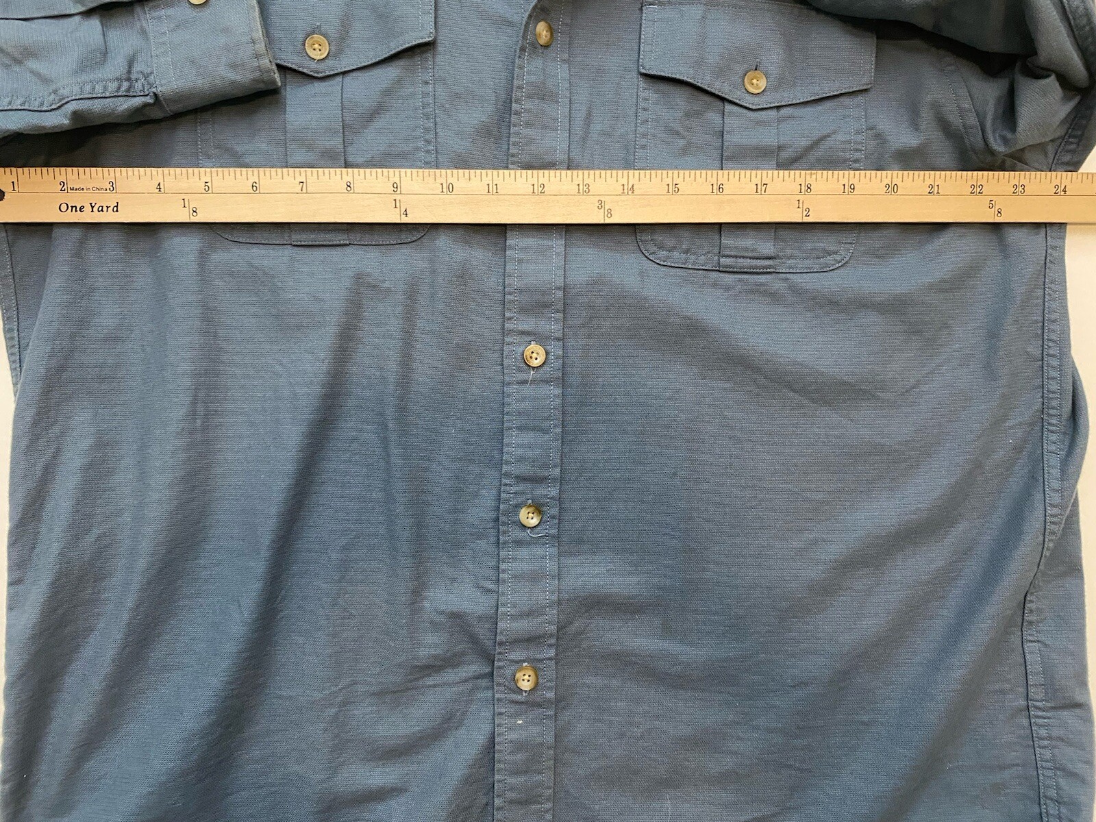 Pendleton Casual Button Down Shirt Blue Long Slee… - image 9