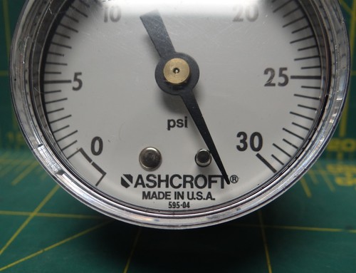 2" Ashcroft Pressure Gauge 0-30 psi - Picture 2 of 6