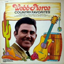 Webb Pierce: Country Favorites [12" Vinyl 33 rpm LP on Vocalion Stereo VL 73911]
