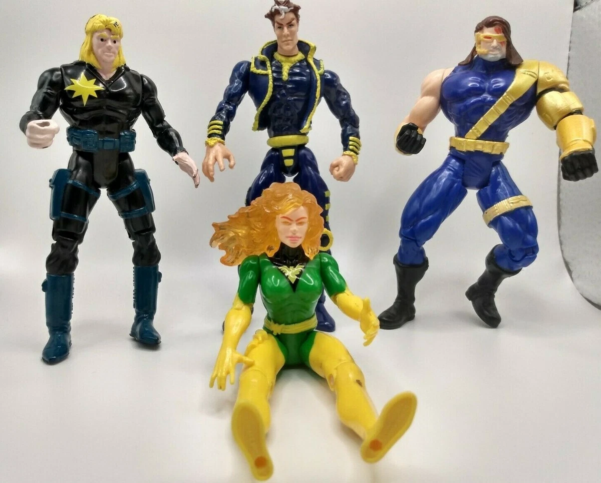 4 1990 s Marvel Toy Biz Action Figure Nate Grey Cyclops