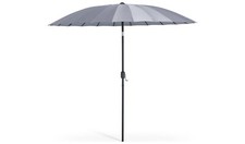 Shanghai 2.7m Garden Parasol Grey Outdoor Patio Sun Umbrella Large