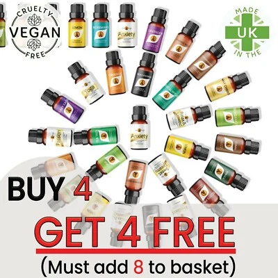 Essential Oils Aromatherapy Pure Essential Oil Fragrances Diffuser Burner ⭐⭐⭐⭐⭐