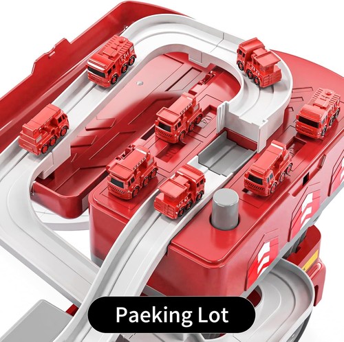 Auto Spielzeug für ab 2 Jahren Kinder 9 in 1 Autotransporter LKW Jungen Geschenk - Bild 7 von 14