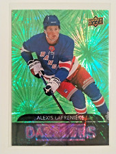 2020-21 Upper Deck Series 2 hockey GREEN Dazzlers Alexis Lafreniere #DZ-81