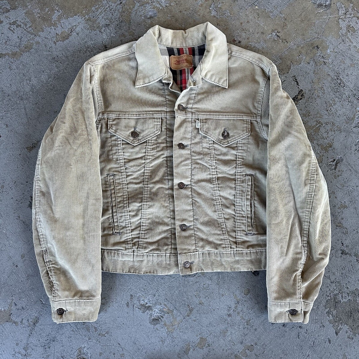 Used Levi's Vintage Clothing Type III Lvc Corduroy Tracker