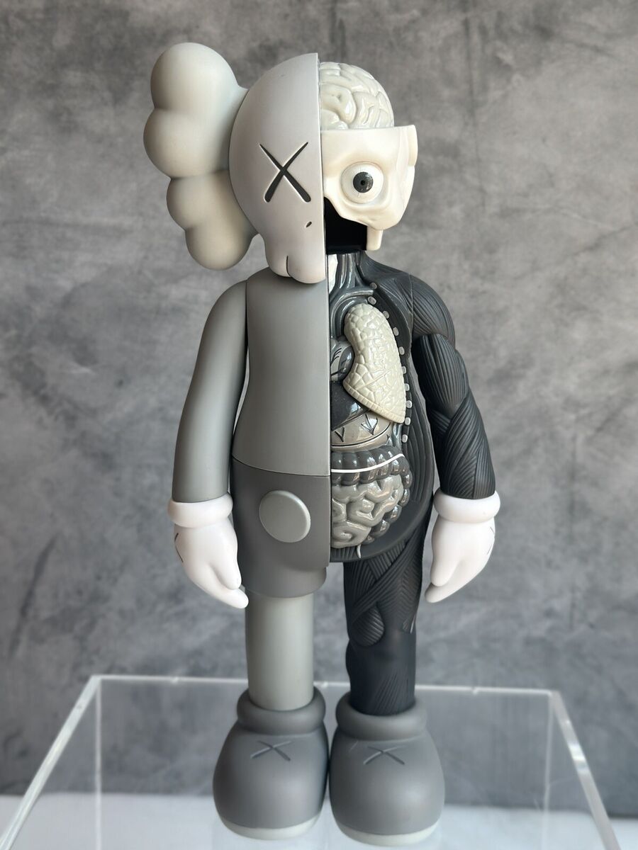 KAWS Companion Flayed Open Edition Vinyl Figure MoMA (GREY KAWS Companion Flayed Open Edition Vinyl Figure MoMA (GREY