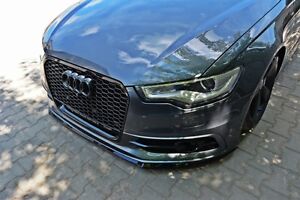 carbon Cup Spoilerlippe für Audi A6 4G Lippe Spoiler Diffusor Ansatz schwert C7