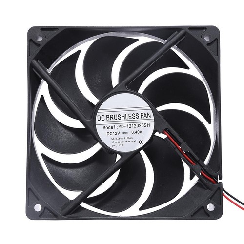 YD-1212025SH DC12V Cooler Fan 118x118x24mm 7 Blades Computer PC Cooling Fan - Afbeelding 3 van 9