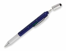 5-In-1 Precision Pen Stylus Level Ruler Screwdriver - Blue