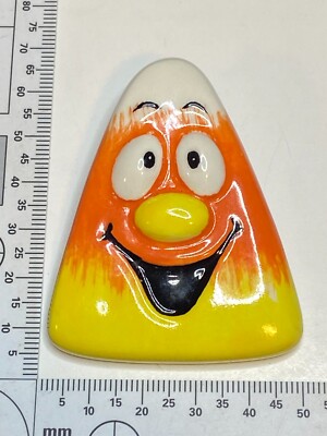 Happy Faced Candy Corn Brooch Pin Papel Giftware