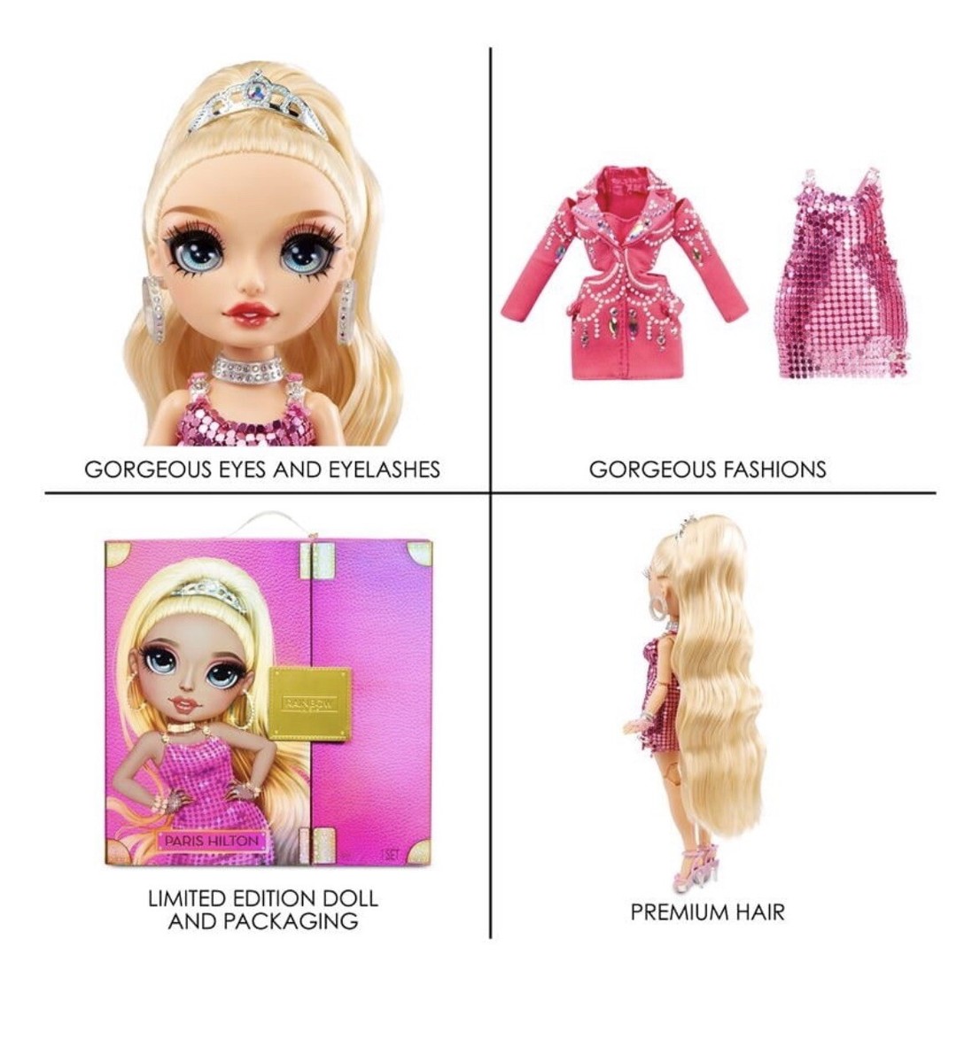 Rainbow High Paris Hilton 11 Inch Collector Doll (Brand New) Premium Edition Rainbow High Paris Hilton 11 Inch Collector Doll (Brand New) Premium Edition