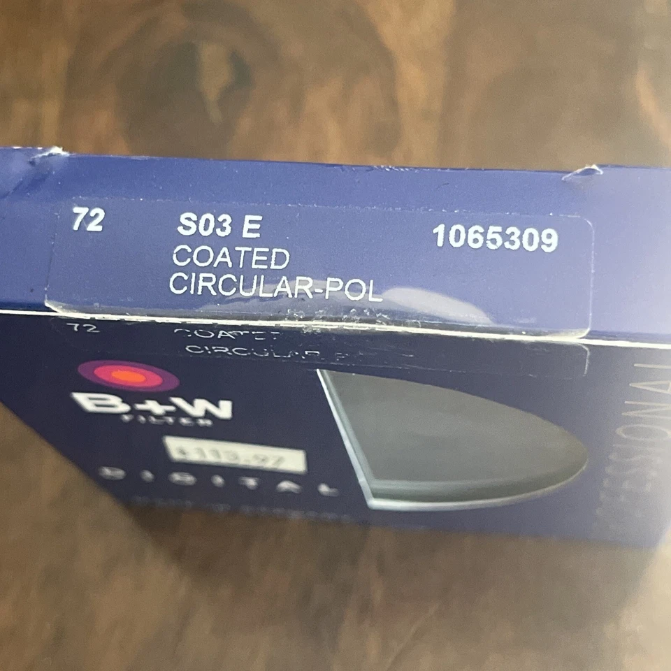 B+W 72mm Pro S03 E Coated CPL Lens Filter #006 - Image 2 of 4