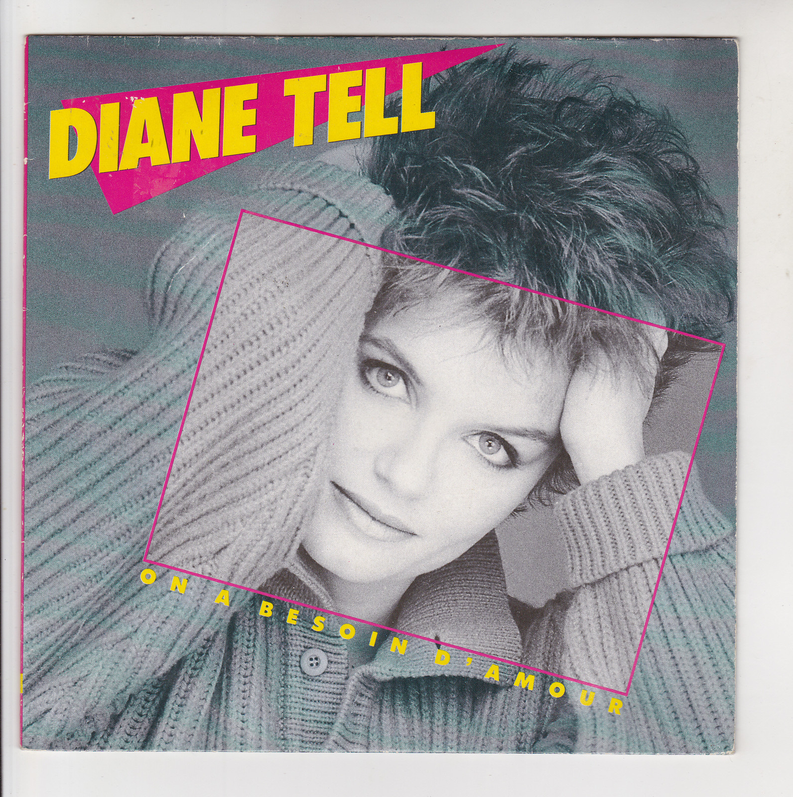 Diane Tell Vinyl 45 RPM 7 "" on A Need D'Amour Even To Good Time - Az 1015 Rare