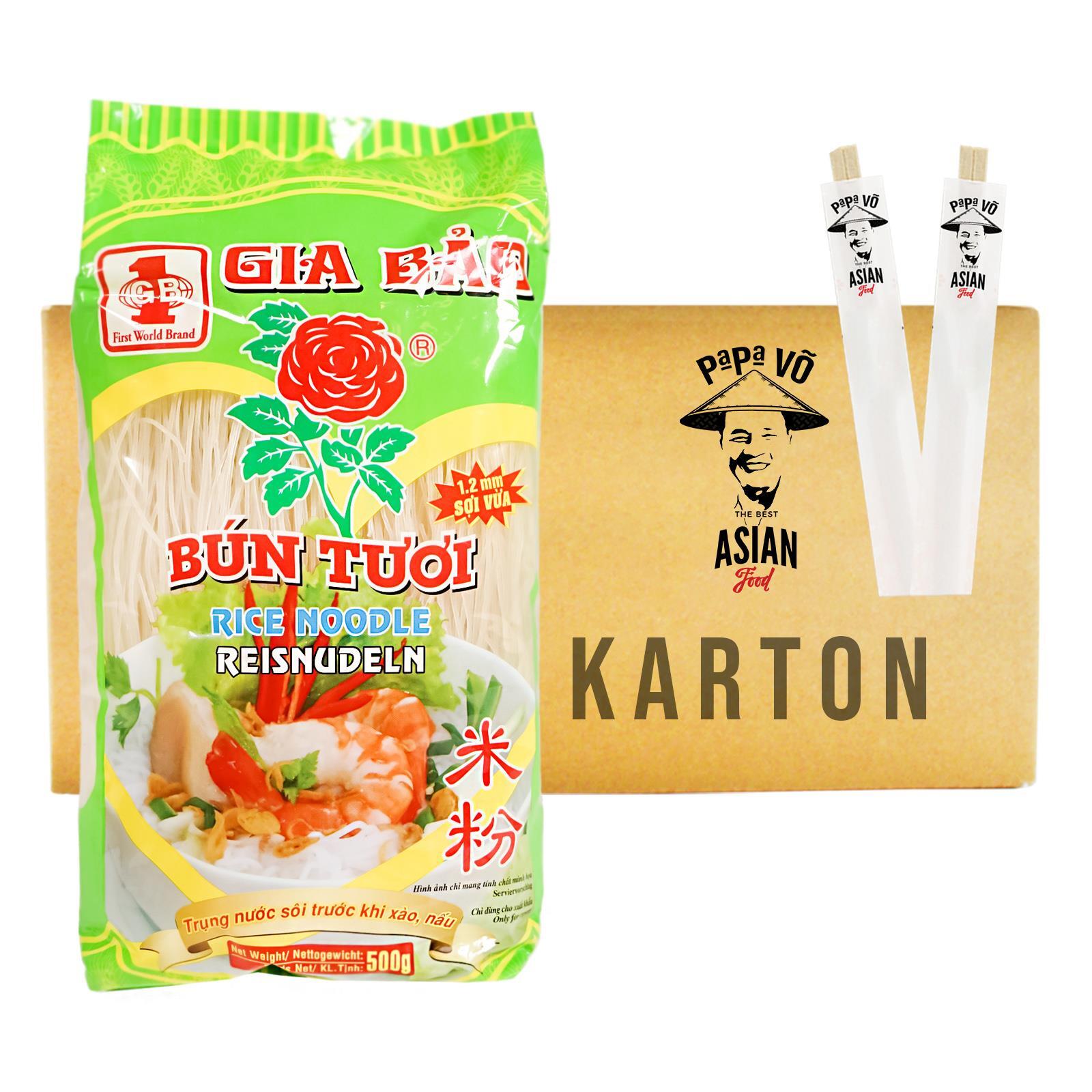 Gia Bao Bun Tuoi Reisnudeln 1,2mm 30x500g Rice noodle Rice Vermicelli Reisnudel