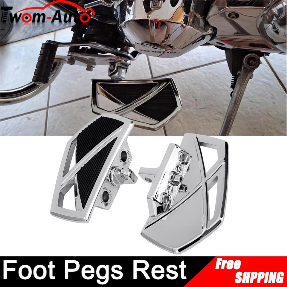 Pedal de reposapiés de carretera para motocicleta Harley Yamaha Honda Kawasaki Suzuki Foto 3 de 4