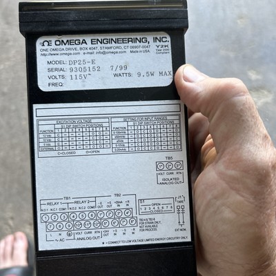 Omega Engineering Model DP25-E Strain And Process Meter