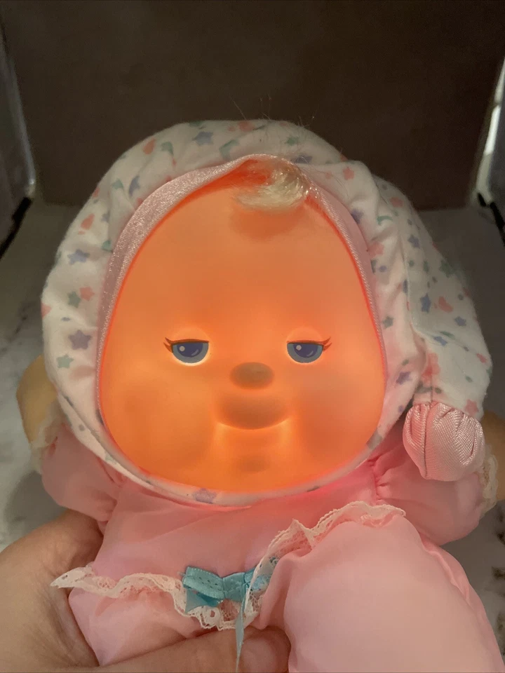 Vtg Fisher Price Puffalump Kids Baby Snuggle Plush Light Up Doll WORKS 1372 1373 - Image 3 of 4