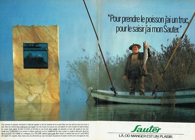 Advertising 019 1985 Sauter oven multi-system fishing (2 pages)