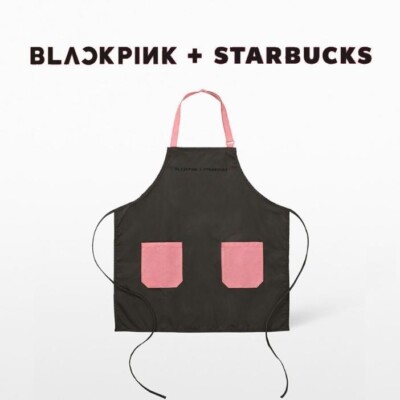 BLACKPINK Starbucks コラボ　エプロン BLACKPINK x Starbucks Apron NEW | eBay