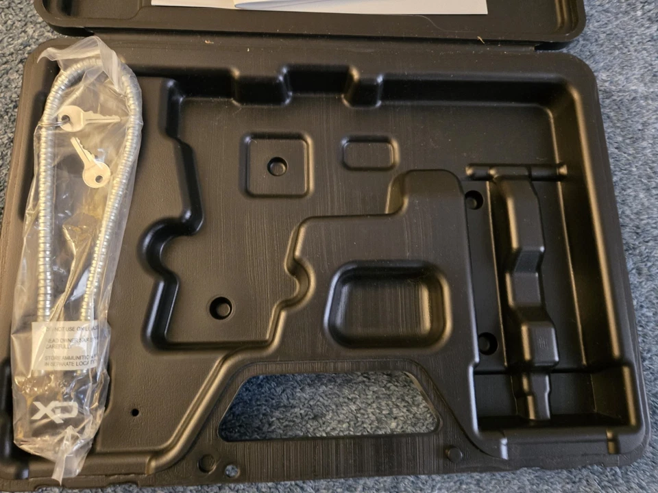 Springfield Armory XD 9mm Factory Hard Case With Manual And Lock - Image 4 of 4