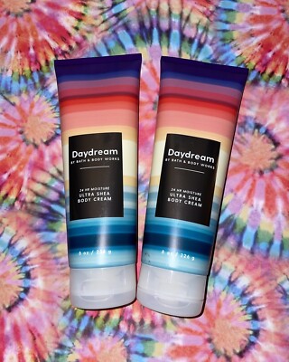 SET OF 2  BATH & BODY WORKS DAYDREAM ULTRA SHEA BODY CREAM  8 OZ NEW!