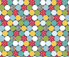Free Spirit Maude Asbury Piccadilly Up, Up Away Navy Cotton Fabric By Yd