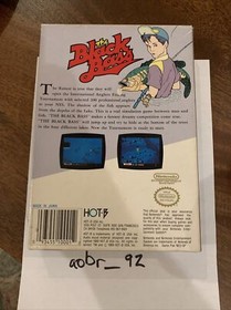 The Black Bass NES Cartridge Tested Authentic and Box