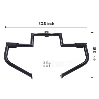 Black Highway Bar Crash Protector Engine Guard For 97- 2008 Harley Touring Model