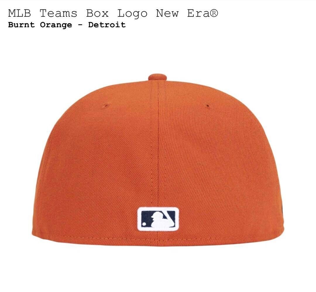 Supreme MLB Teams Box Logo New Era 59Fifty Cap Hat Burnt Supreme MLB Teams Box Logo New Era 59Fifty Cap Hat Burnt