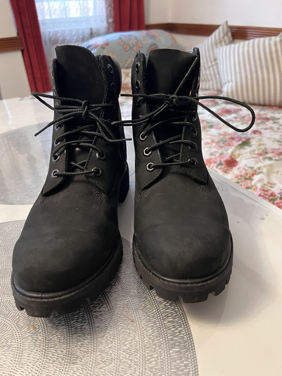 Timberland 6 inch Premium Boots Black | eBay