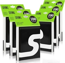 600 Counts Card Sleeves, Penny Clear Sleeves for Trading 600 PCS, 