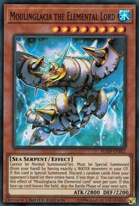 Moulinglacia the Elemental Lord - FLOD-ENSE2 - Super Rare - Limited Edition x3 -