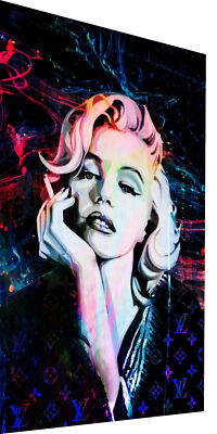 Leinwand Bilder Marilyn Monroe Abstrakt Wandbilder -Hochwertiger Kunstdruck
