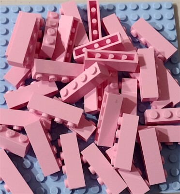 Lego 1x4 Bricks Brick Friends Colors Azure Magenta Lavender Purple
