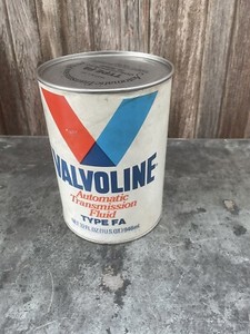 Unopened Vintage Valvoline Automatic Transmission Fluid 1 Qt Quart Type FA Can