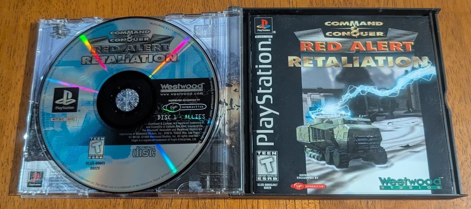 PS1 Command & Conquer Red Alert Retaliation Sony Playstation 1 CIB Very Good Con - Image 3 of 4
