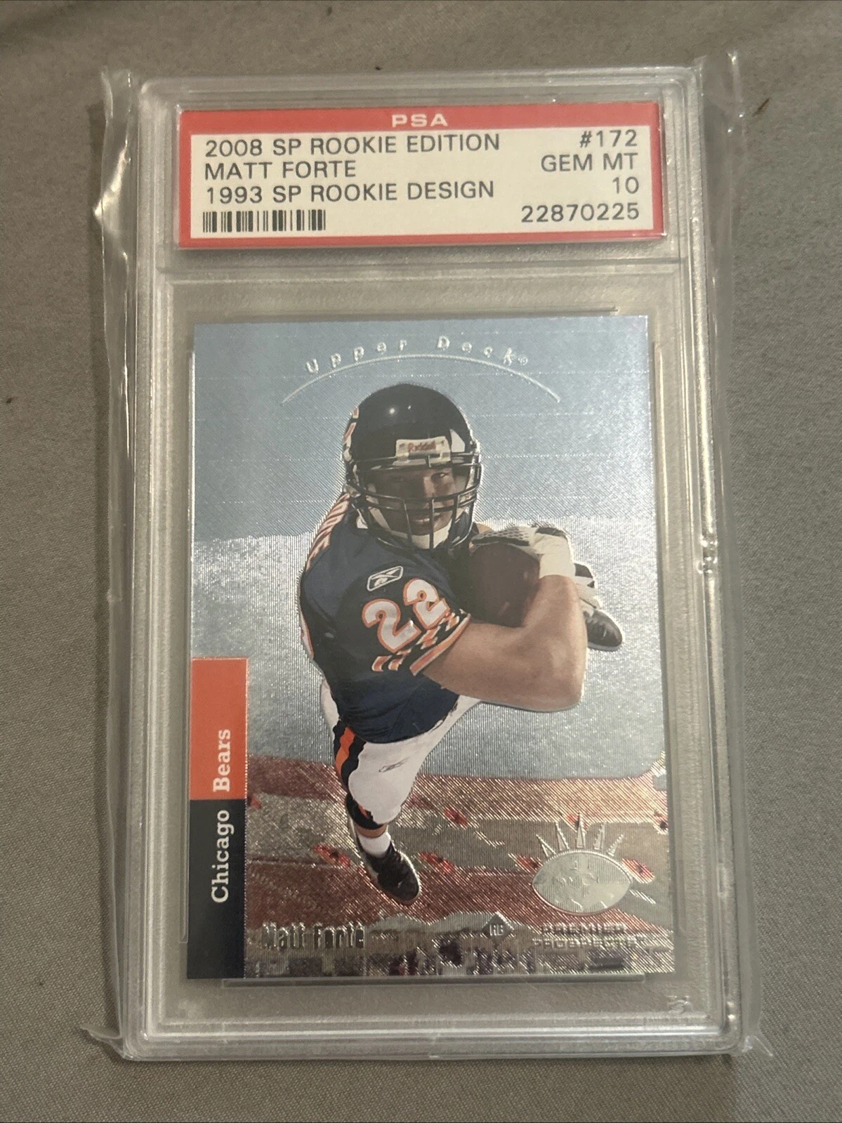 Matt Forte SP Rookie Edition #172 1993 SP Rookie Design