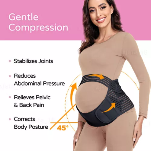 Schwangerschaft Bauch Bauch Band Umstandsband Bauch Taille Rücken Stützgürtel Bandage - Bild 6 von 33