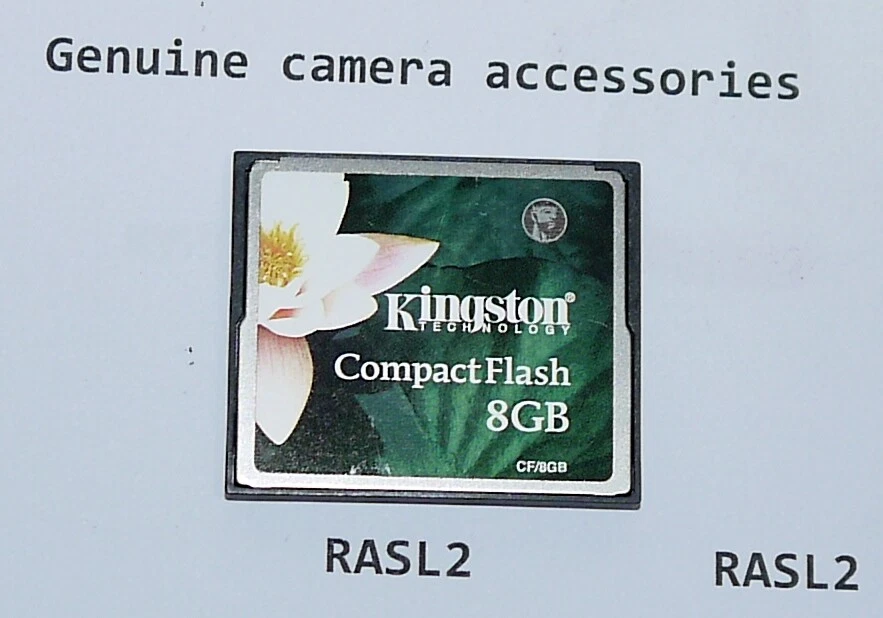 8GB CF Compact Flash Memory Card For Digital Camera Canon EOS 1DS X, 5D 7D  400D - Image 3 of 4