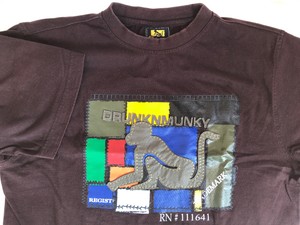 DrunkNMunky Men's Graphic T-Shirt Brown 