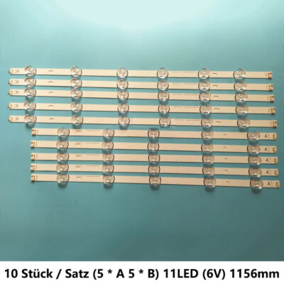 LED-Leiste für LG 55LB650V 55LB6500 55LB5600 55LB6200 55LF5600 55LF5850 55LB6300